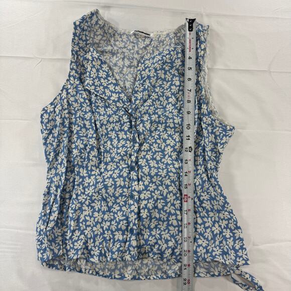 Reformation Jayne Sleeveless Dainty Floral Blouse Sz 10 NWOT - Picture 8 of 9